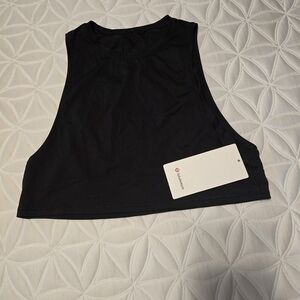 lululemon athletica Black Crop Top